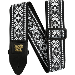 Ernie Ball Classis Jacquard Guitar Or Bass Strap in Midnight Blizzard