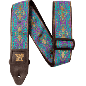 Ernie Ball Classis Jacquard Guitar Or Bass Strap in Kahsmir Moornrise 