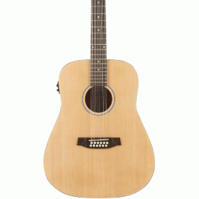 Ashton D2012EQ NTM Dreadnought 12 String in Natural Matte