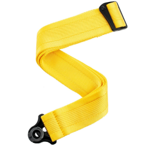 D’Addario Auto Lock Guitar Strap in Mellow Yellow