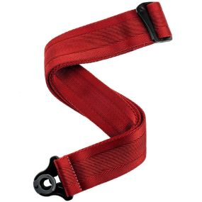 D’Addario Auto Lock Guitar Strap in Blood Red