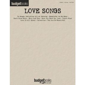 Budget Books Love Songs PVG