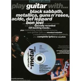Play Guitar With Metal Album Guitar Tab BK/CD
