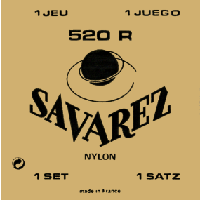 Savarez 520R Red Label Normal Tension Set Classical Guitar Strings