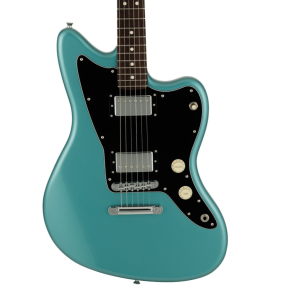 Fender Made in Japan Limited Adjusto-Matic Jazzmaster HH, Rosewood Fingerboard in Teal Green Metallic