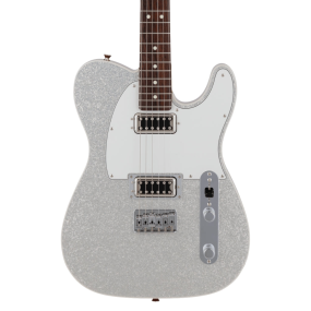 Fender Made in Japan Limited Sparkle Telecaster, Rosewood Fingerboard in Silver