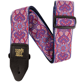 Ernie Ball Classis Jacquard Guitar Or Bass Strap in Paisley Dream