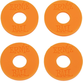 Ernie Ball Strap Blocks 4pk in Orange