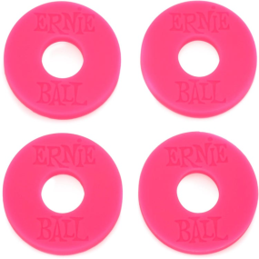 Ernie Ball Strap Blocks 4pk in Pink