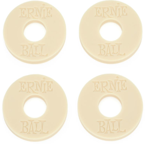 Ernie Ball Strap Blocks 4pk in Cream