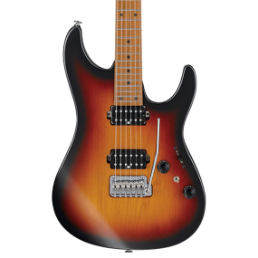 Ibanez AZ2402 Prestige Electric Guitar in Tri Fade Burst Flat