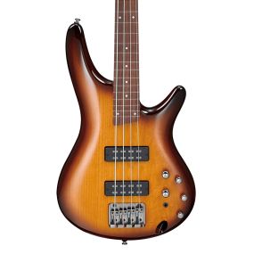 Ibanez SR370EF Fretless Electric Bass in Brown Burst