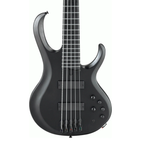 Ibanez Iron Label BTB625EX 5 String Bass in Black Flat