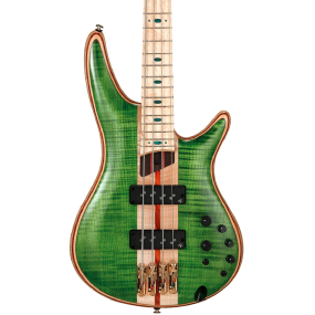 Ibanez SR4FMDX Premium Electric Bass in Emerald Green Low Gloss