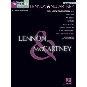 Lennon & McCartney Pro Vocal Men Volume 25 BK/CD