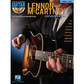 Lennon & McCartney Acoustic Guitar Play Along Volume 123 Book & CD