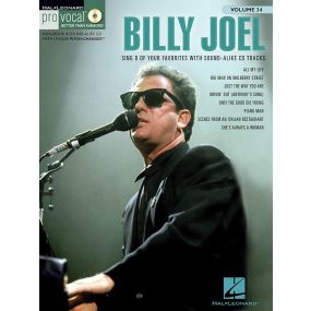 Billy Joel Pro Vocal Men Volume 34 BK/CD