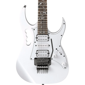 IBANEZ JEMJR WH Steve Vai Signature Guitar in White