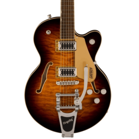 Grestch G5655T QM Electromatic Center Block Jr Single Cut Quilted Maple with Bigsby in Sweet Tea