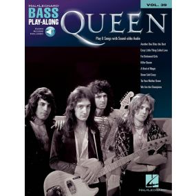 Queen Bass Play Along Volume 39 Book & OLA