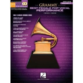 The Grammy Awards Best Female Pop Vocal Performance 1990-1999 Pro Vocal Women's Edition Volume 57 Bk/Cd