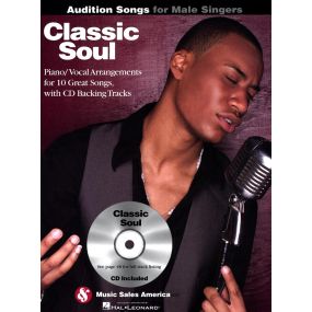 Classic Soul Audition Songs For Male Singers BK/CD
