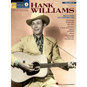 Hank Williams Pro Vocal Men's Edition Volume 39 BK/CD