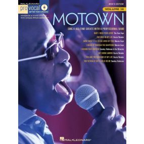 Motown Pro Vocal Men's Edition Volume 38 BK/CD