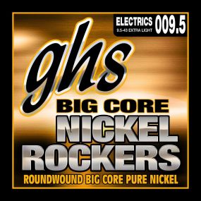 GHS BCXL Big Core Nickel Rockers Electric Guitar Strings Extra Light 9.5-43 Gauge
