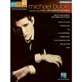 Michael Buble Call Me Irresponsible Pro Vocal Men's Edition Volume 61 Bk/Cd