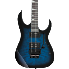 Ibanez GIO RG320FA Electric Guitar in Transparent Blue Sunburst