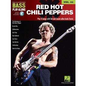RED HOT CHILI PEPPERS BASS PLAYALONG V42 BK/OLA