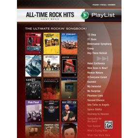 All Time Rock Hits Sheet Music Playlist PVG