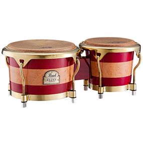 Pearl PBW300DX532 Elite Series Wood Bongos in Cherry Eucalyptus 