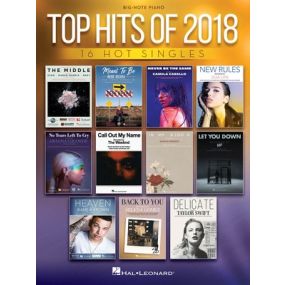 TOP HITS OF 2018 FOR BIG NOTE PIANO
