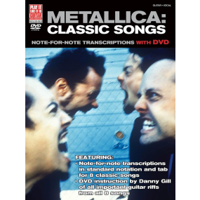 Metallica Classic Songs for Guitar DVD