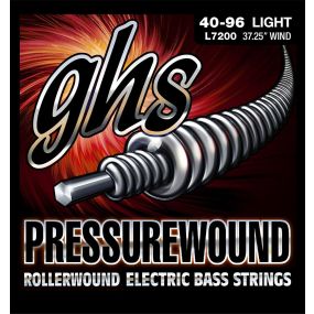 GHS L7200 Pressurewound Bass Guitar Strings 40-96 Gauge