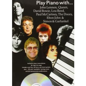 Play Piano With Lennon Queen Bowie Etc Bk/Cd