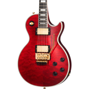 Epiphone Alex Lifeson Les Paul Custom Axcess Quilt in Ruby