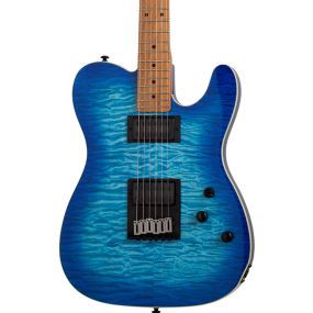 Schecter PT Pro in Trans Blue Burst