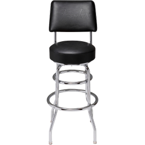 Fender Blackout Backrest Barstool, 30"