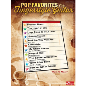 Pop Favorites for Fingerstyle Guitar Notes & Tab