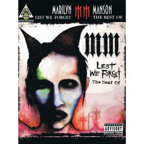 Marilyn Manson Lest We Forget The Best of Guitar Recorded Versions Tab