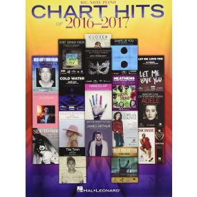 Chart Hits of 2016 to 2017 Big Note Piano