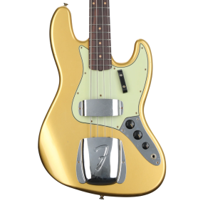Fender Custom Shop 1963 Jazz Bass Journeyman Relic, Rosewood Fingerboard in Aged Aztec Gold