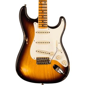 Fender Custom Shop 1957 Stratocaster Heavy Relic, 1-Piece Rift Sawn Maple Neck Fingerboard in Aged 2-Color Sunburst