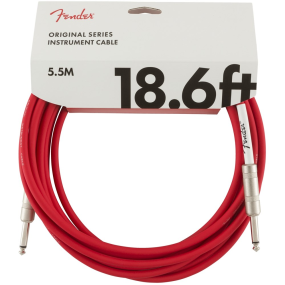 Fender Original Series Instrument 18.6 Feet Cables in Fiesta Red