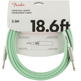 Fender Original Series Instrument 18.6 feet Cables in Surf Green