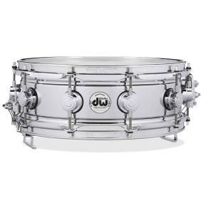 DW Collector's Series 14" x 5" True-Sonic Chrome over Brass