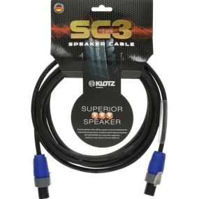 Klotz SC3- 5m speaker cable 2 x 2.5 mm² w/Neutrik speakON